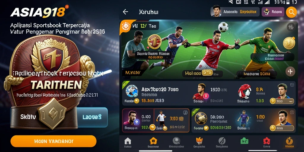 Tampilan menarik dari gameplay Sportsbook ASIA918.