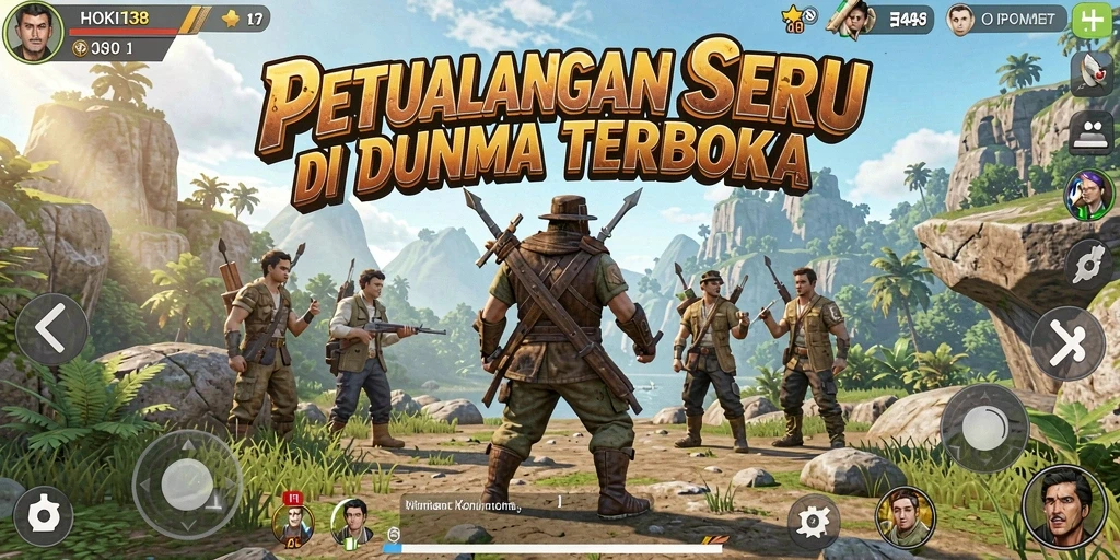 Gameplay HOKI138 yang seru di dunia terbuka yang luas dan menantang.