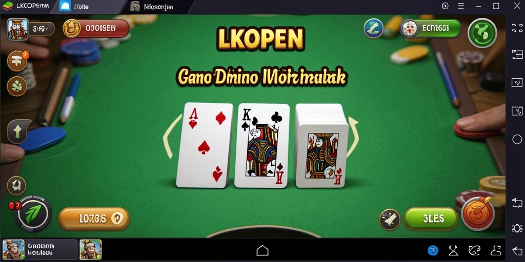 Tampilan gameplay seru LKOPEN dengan pemain yang berkompetisi.