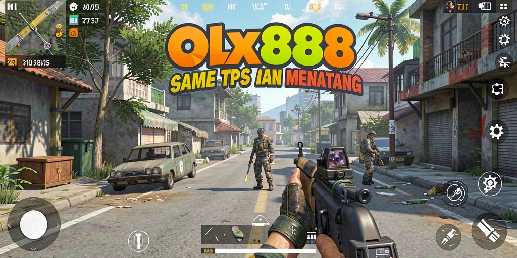 Screeenshot gameplay OLX888 menunjukkan aksi seru dan grafis menakjubkan.