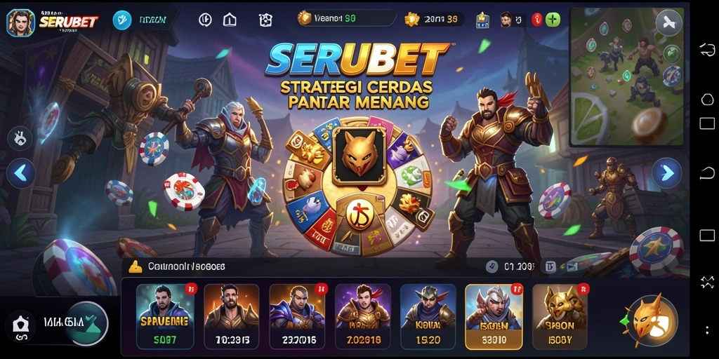 Tangkapan layar gameplay SERUBET yang menarik dan menantang strategi.