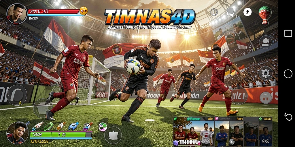 Tampilan utama TIMNAS4D dengan antarmuka mudah digunakan dan fitur lengkap.
