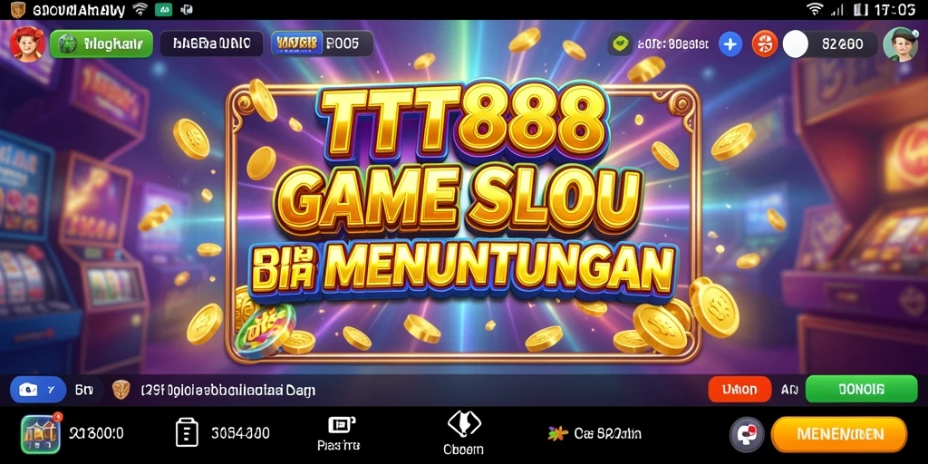 Tampilan gameplay menakjubkan dari TTT888 dengan fitur slot yang menarik.