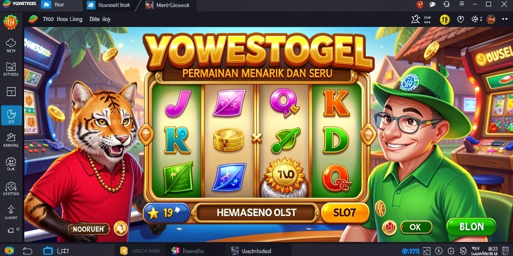 Tampilan grafis menawan dari gameplay YOWESTOGEL.