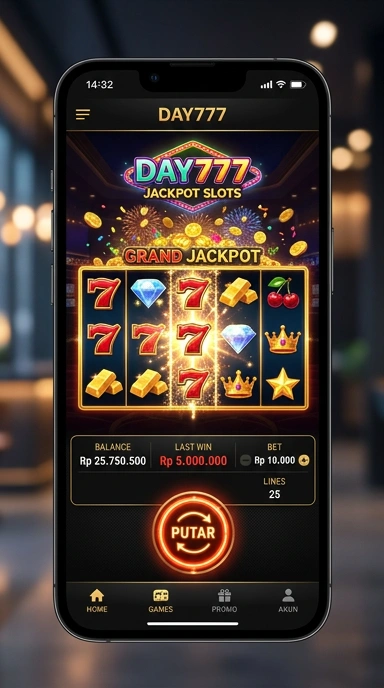 Screenshot halaman kategori aplikasi di day777.
